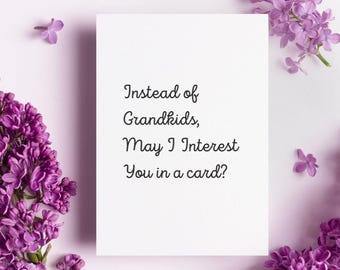 Mother's Day Card, May I Interest You In A Card, Funny Card For Mom, Mom Gift Idea