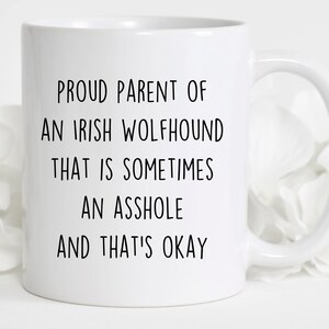 Irish Wolfhound mug, best Irish Wolfhound gift, funny mug for Irish Wolfhound mom,Irish Wolfhound gift for women image 4