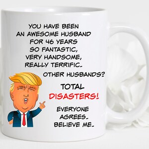46th Anniversary Mug, Husband Gift