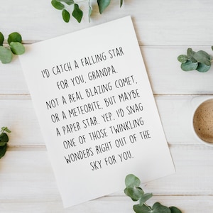 Tarjeta divertida del día del padre, tarjeta de cumpleaños para el abuelo - Regalo único para el abuelo - Tarjeta humorística para el agradecimiento del abuelo
