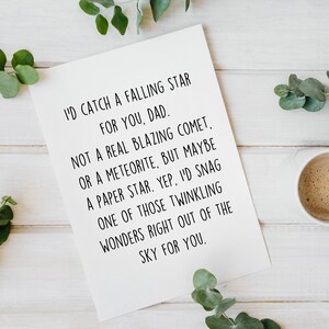 Carte drôle de fête des pères pour papa, carte d’anniversaire drôle de papa - Cadeau de fille ou de fils - Bonne fête des pères - Carte pour papa