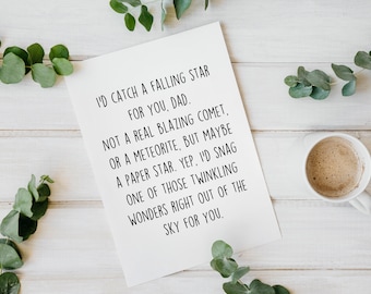 Funny Father's Day Card for Dad, Funny Dad Birthday Card - Gift from Daughter or Son - Happy Fathers Day - Card for Daddy