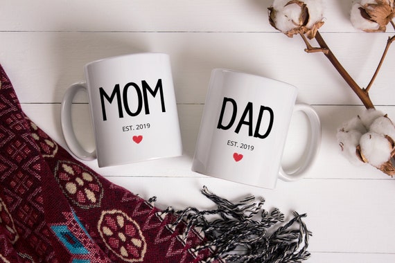 Gifts for New Mom and Dad, New Mom and Dad Mugs, New Mom Mug, Mug