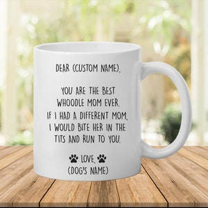 Whoodle mug, best Whoodle gift, funny mug for Whoodle mom,Whoodle gift for women