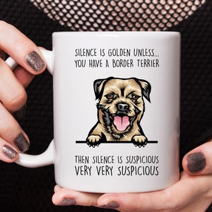 Border Terrier gift, Border Terrier mug, Border Terrier gift idea, funny Border Terrier Christmas gift, Border Terrier mom gift