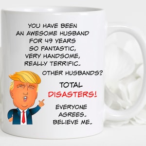 Kubek na 49. rocznicę ślubu, prezent na 49. rocznicę ślubu dla męża, prezent dla niego, prezent dla męża, kubek dla męża