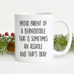 Bernedoodle mug, best Bernedoodle gift, funny mug for Bernedoodle mom,Bernedoodle gift for dad