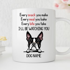 Boston Terrier gift, Boston Terrier mug, Boston Terrier gift idea, funny Boston Terrier Christmas gift, Boston Terrier mom gift
