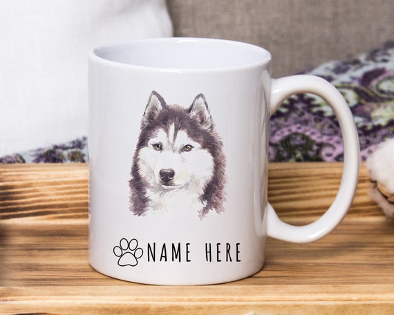 siberian husky mug, best siberian husky gift, funny mug for siberian husky  mom,siberian husky gift for dad