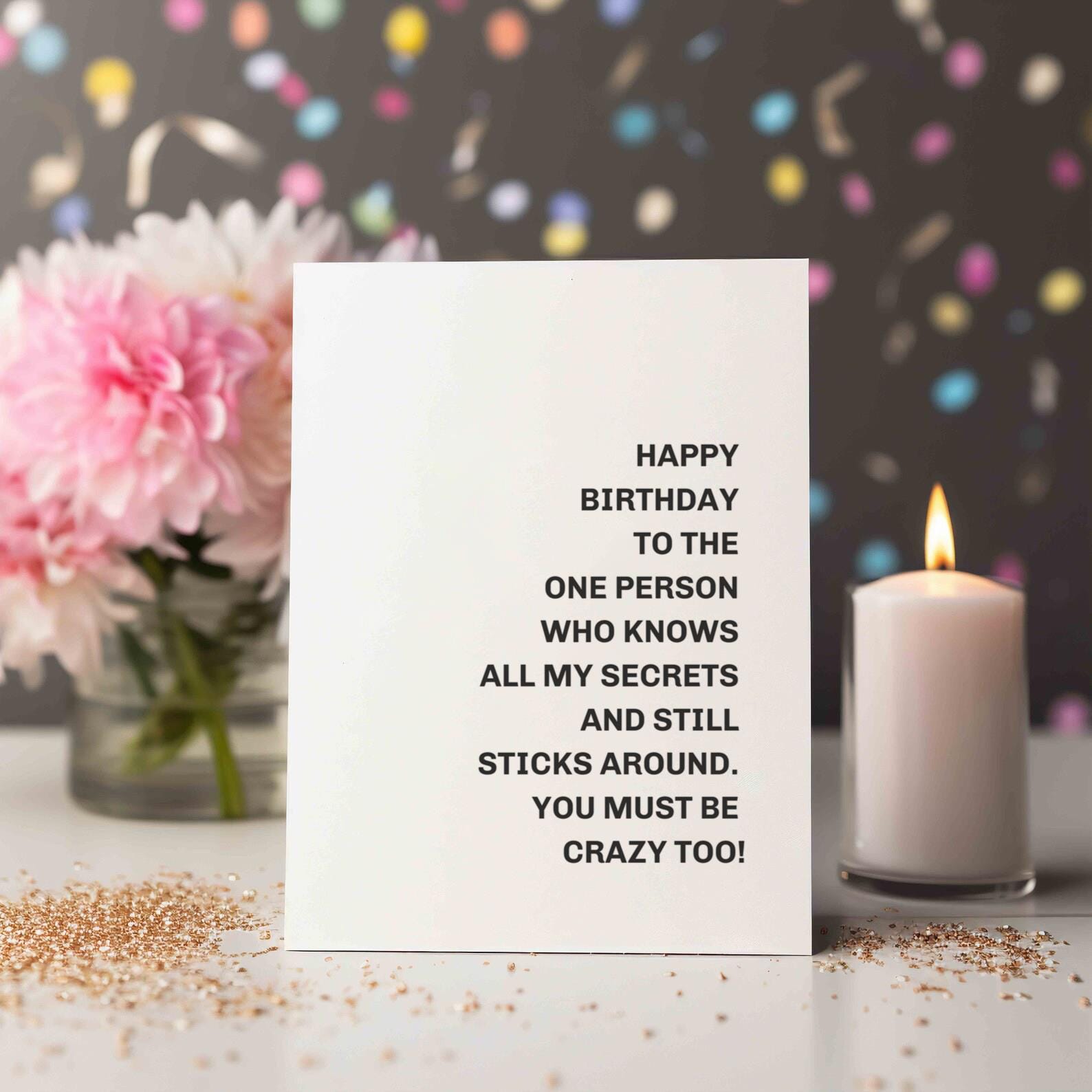 Funny Birthday Card for Sister or Best Friend, You Get Me, Long ...