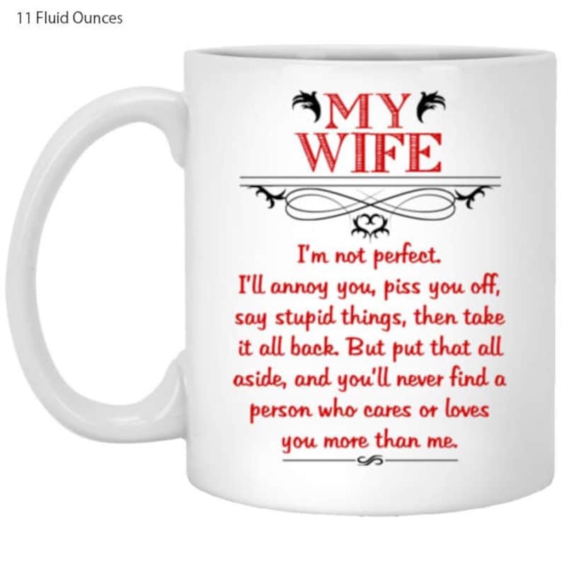Wife gift My Wife Mug Funny Coffee Mug Mugs With Sayings | Etsy