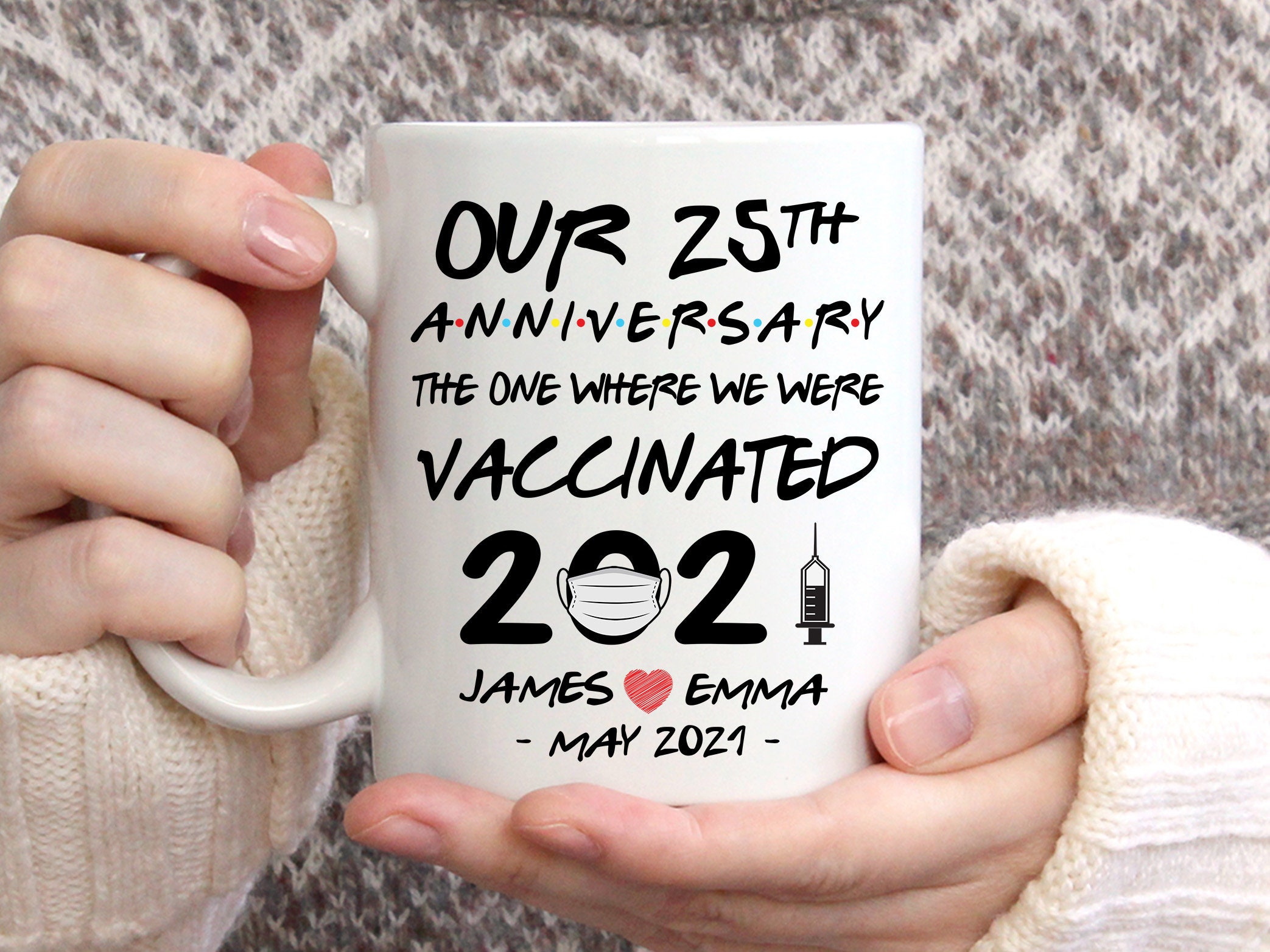25th Anniversary Mug 25th Anniversary Gifts For Husband 25 Etsy