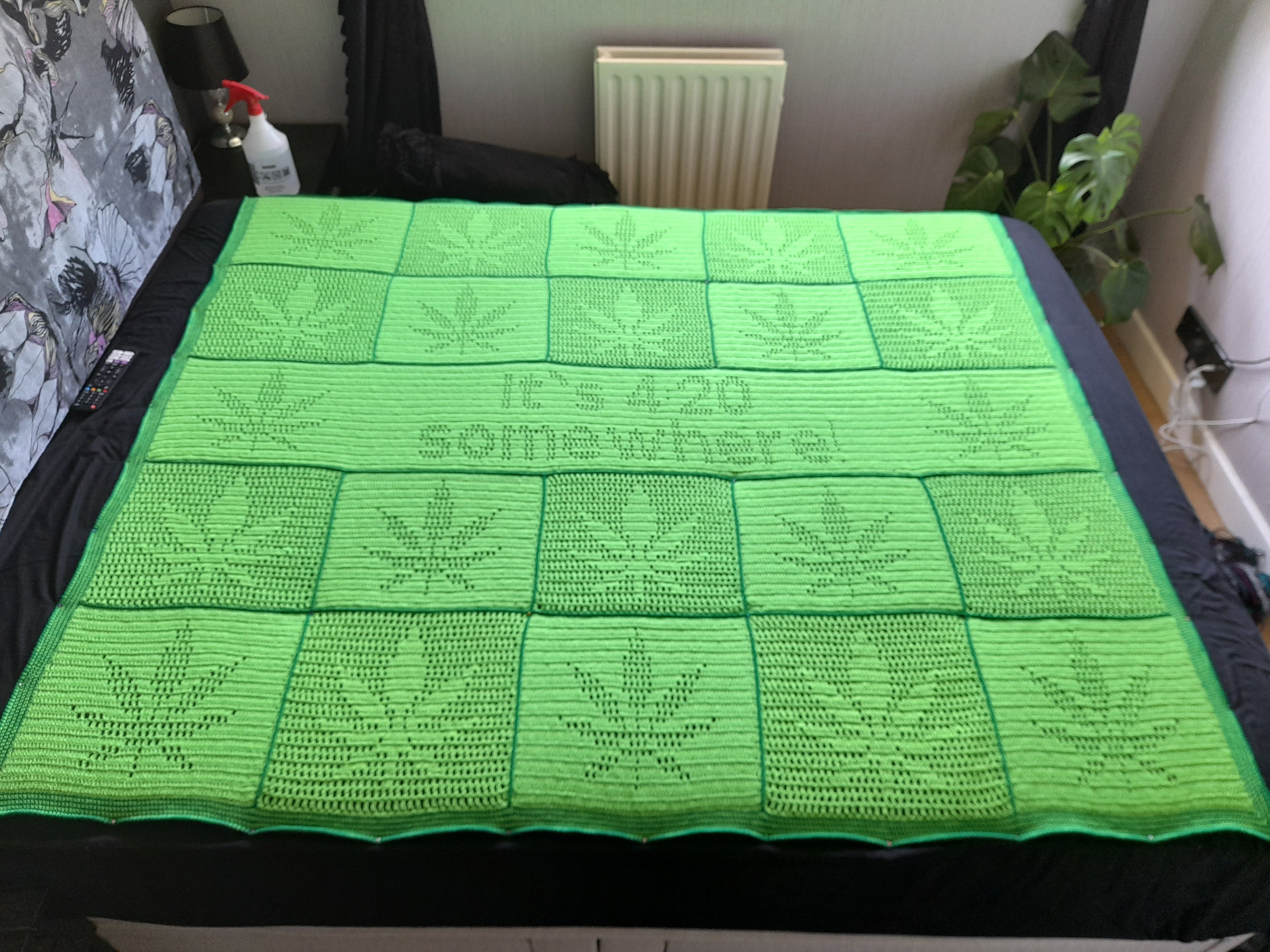 It's 420 Somewhere Weed Blanket Crochet Pattern Etsy
