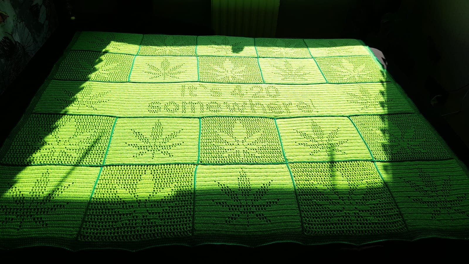 It's 420 Somewhere Weed Blanket Crochet Pattern Etsy