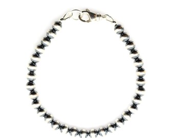 アクセサリー SILVER925 NAVAJO BEADS BRACELET-18cm SILVER925 NAVAJO BEADS BRACELET-18cm