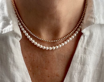 ànuke online store（アンヌーク） / Mini Pearl NecklaceMini