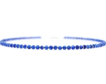 Perline Sfaccettate In Cianite Naturale, 4 Mm, Lunghezza 33 Cm - Foto 5