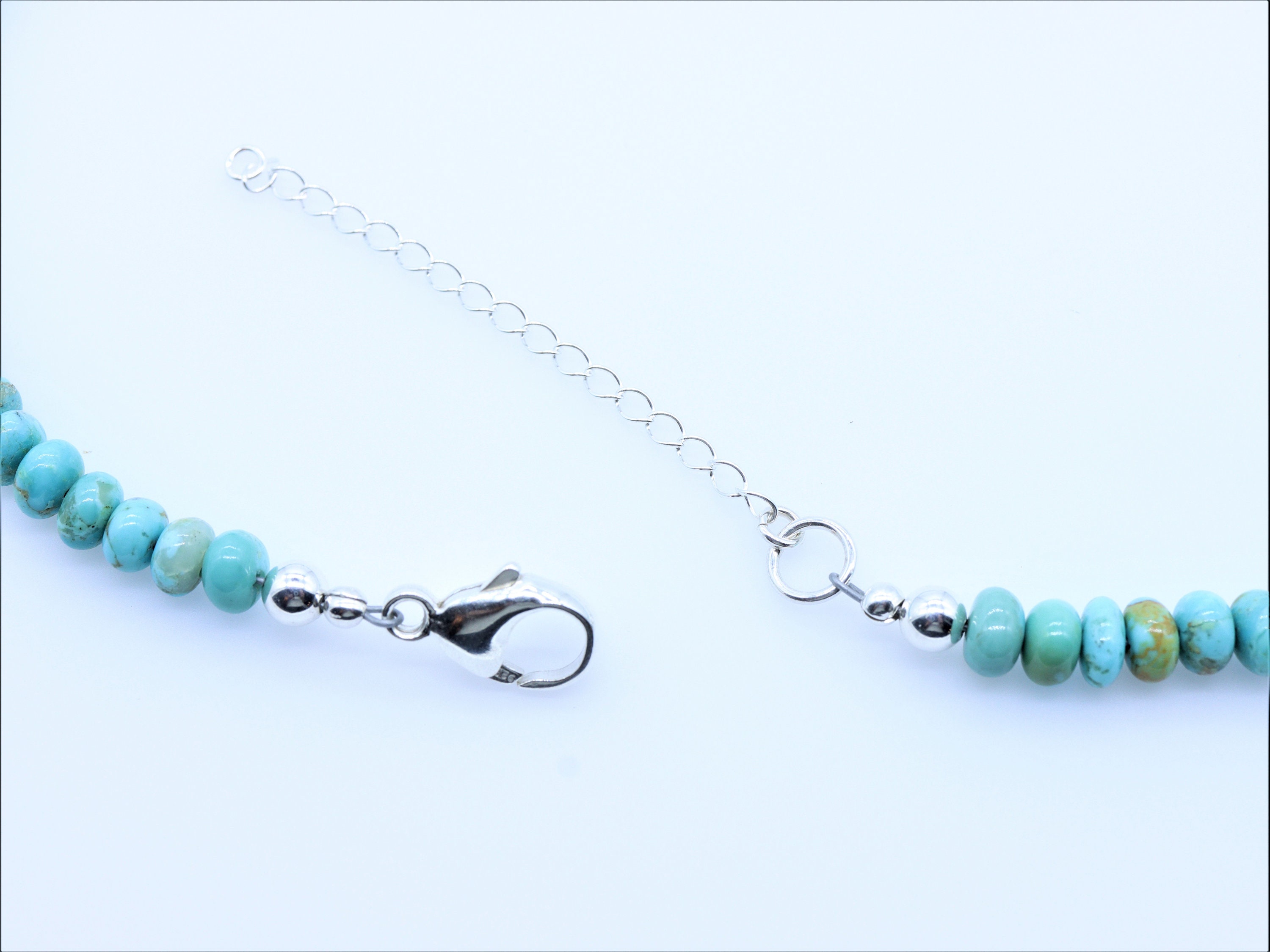 Dervivea Collana Choker Bohémien Pietra Naturale Turchese Blu Goccia Ciondolo Catena D'oro Gioielli Per Le Donne