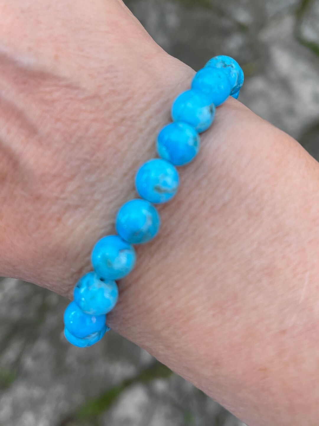 【未使用】ブレスレット　チューブビーズ　ターコイズ　ナンバーエイト　キングマン il_1080xN.3359906650_bz4n.jpg