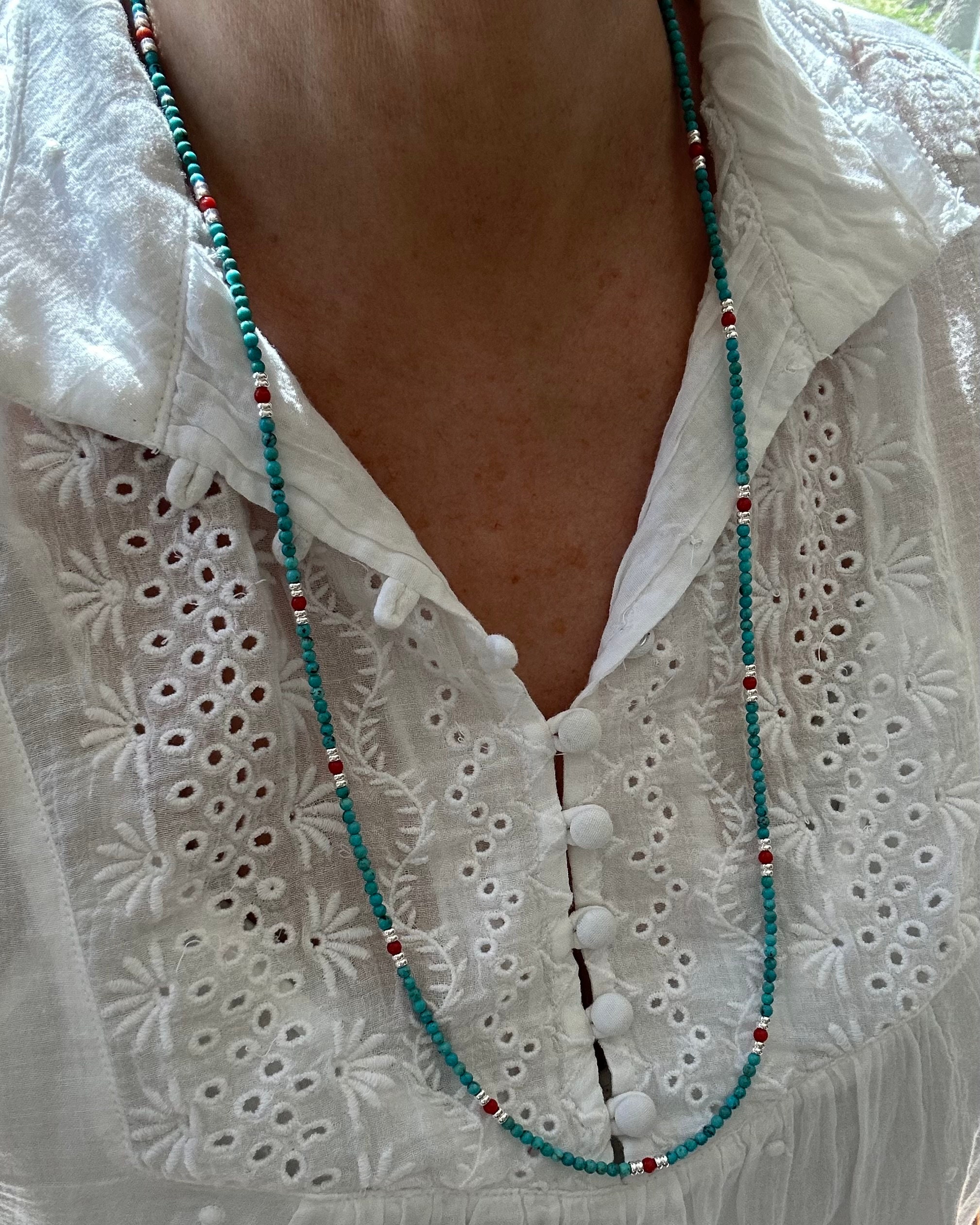 Museum Quality!! Vintage Navajo Norm Tubule Sterling Native American Jewelry Silver Turquoise Necklace Museum Quality!! Vintage Navajo Norm Tubule Sterling Native American Jewelry Silver Turquoise Necklace