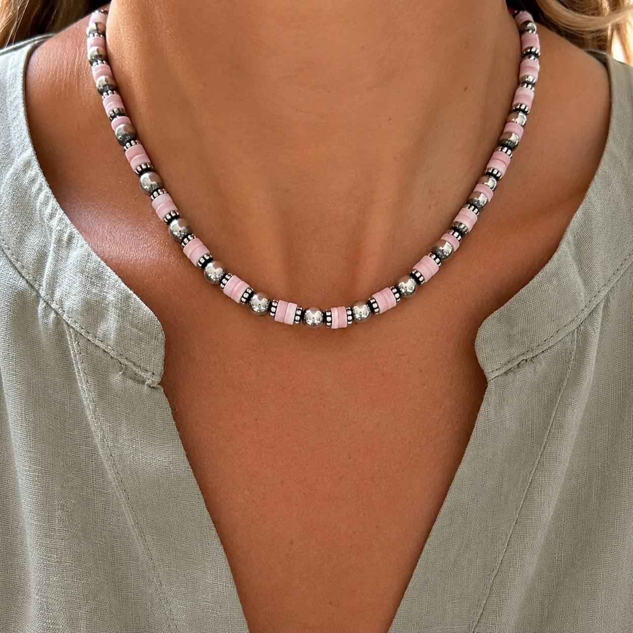 Navajo Pearls With Pink - Etsy