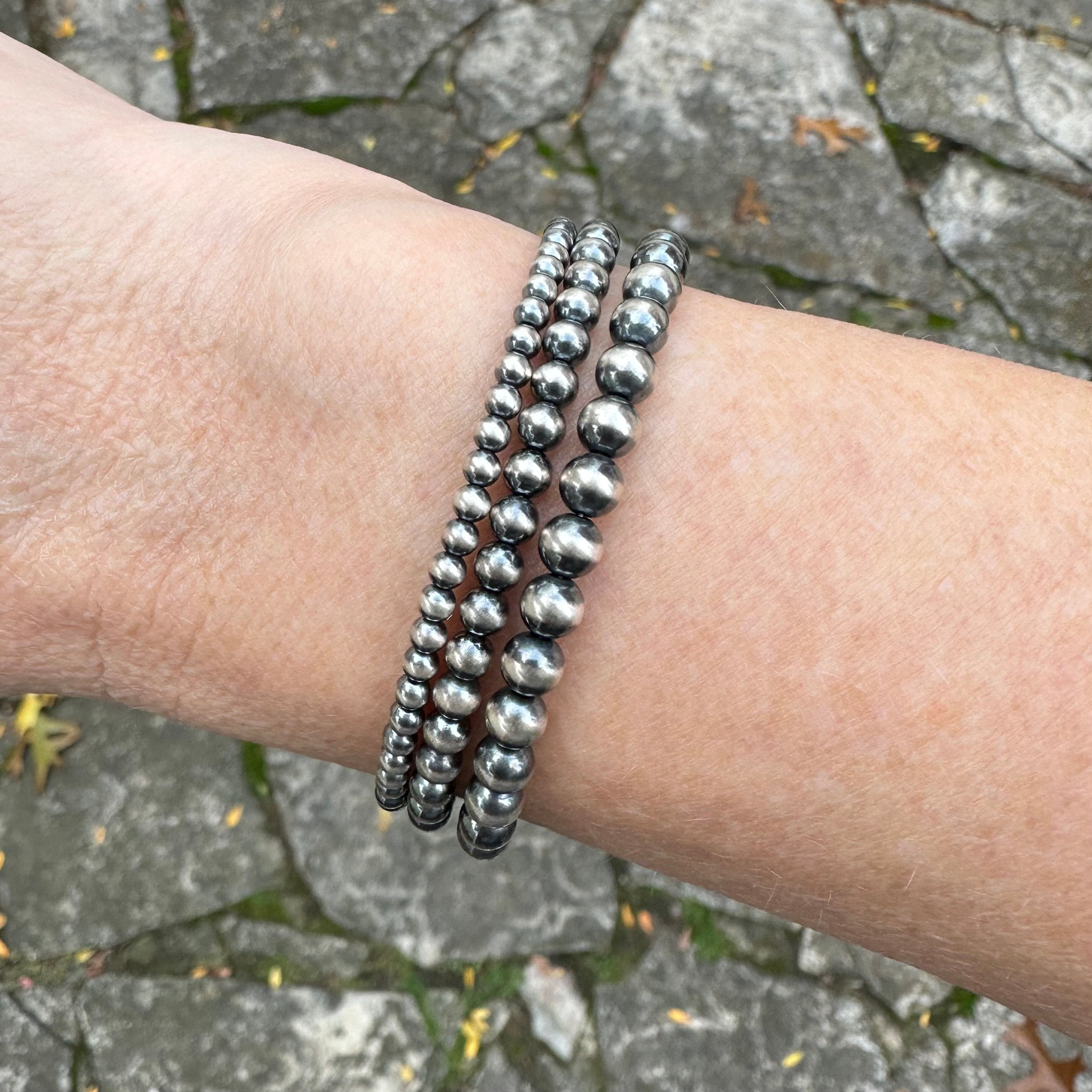 アクセサリー NAVAJO PEARL BRACELET Navajo Pearl bracelet Dakota Sky Stone Native American Made
