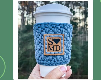 Norway Cup Cozy - PATTERN ONLY  crochet cup cozy, coffee cozy, crochet pattern