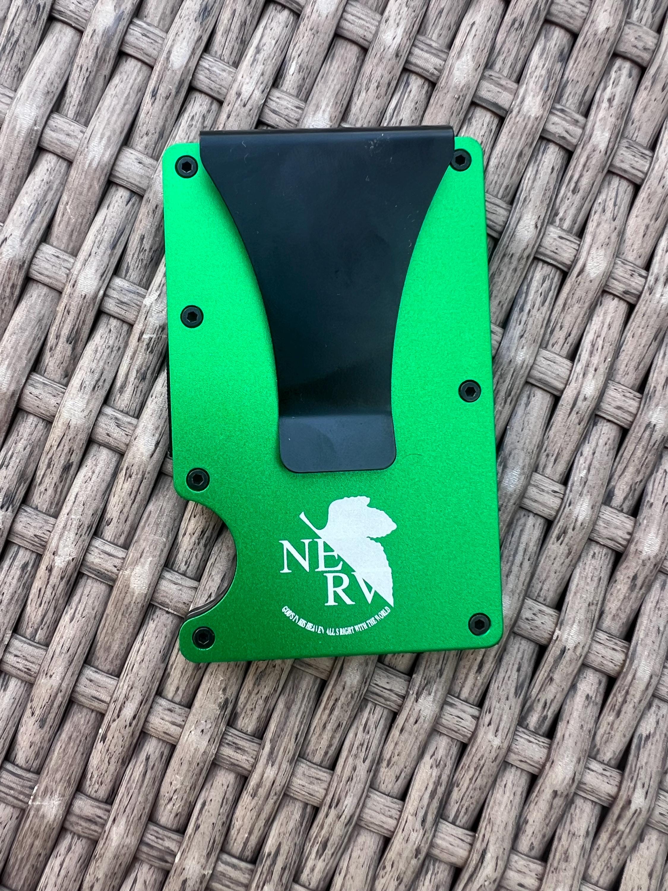 Evangelion Unit-01 Metal Minimalist Wallet Card Case - Etsy