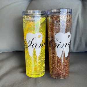 Dental Glitter Cups