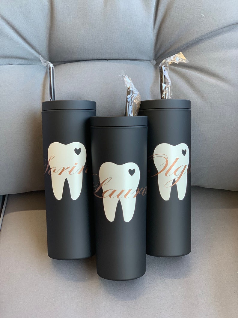 Dental Name Cups Etsy