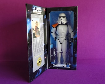 1997 Star Wars 12" SANDTROOPER Vintage Limited Edition Kenner Figure Galactic Empire Collector Series in Window Box NRFB