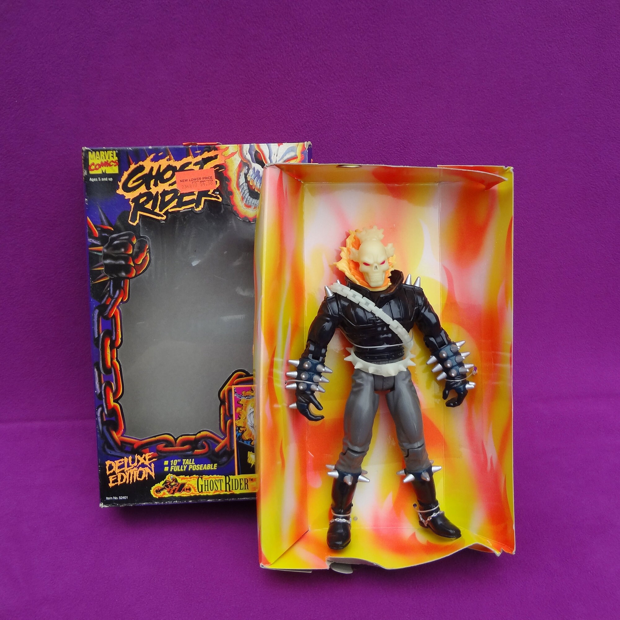 Ghost Rider Deluxe Edition 10 Inch Flame Glow Details Vintage 1995