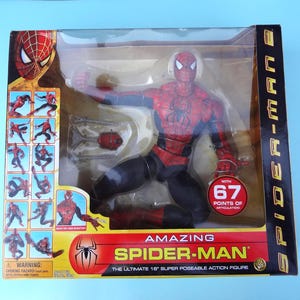 Amazing Spider-Man * Raro * La figura de acción súper articulada definitiva de 45 cm (MIB) imagen 8
