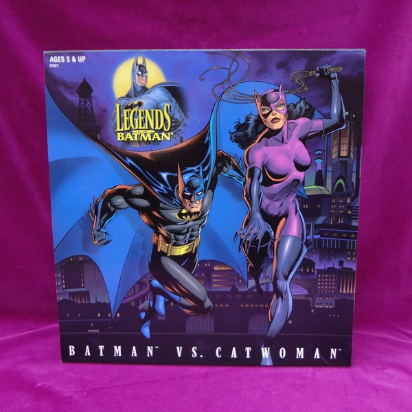 Batman Vs Catwoman Legends Of Batman Toys R Us Exclusive 12 inch action figure doll 1996 Kenner DC Never removed from box brand new