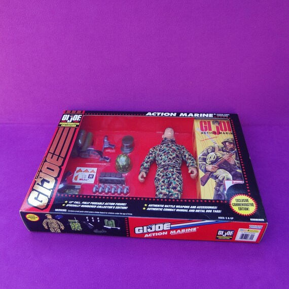 G.I. Joe Commemorative Collection Brunette Hair Action Marine