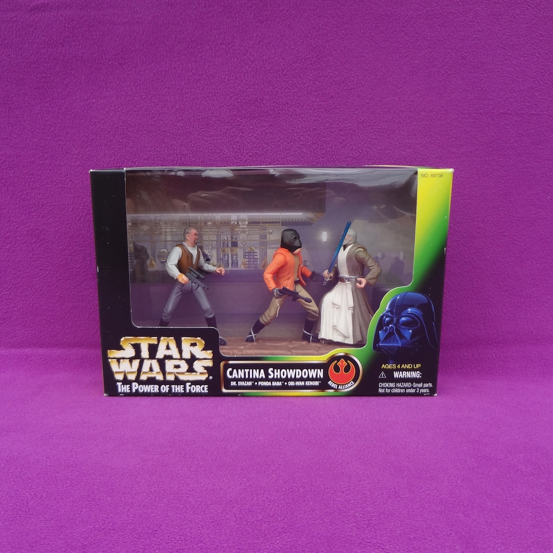 Star Wars the Power of the Force Cantina Showdown Dr. Evazan Etsy