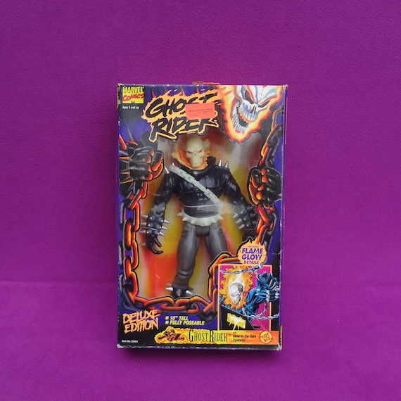 Ghost Rider Deluxe Edition 10 Inch Flame Glow Details Vintage 1995
