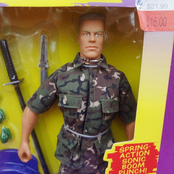 Street Fighter 1993 Colonel Guile 12in Figure Capcom Poseable Original  Hasbro for sale online