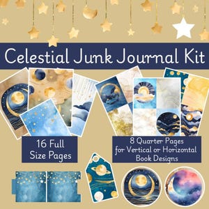 Himmlisches Junk Journal Kit