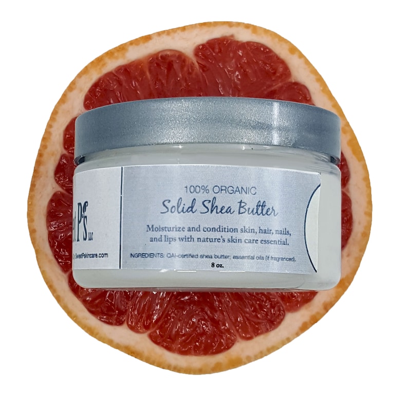 Solid Shea Butter Citrus Scents Moisturizing Shea Butter Etsy