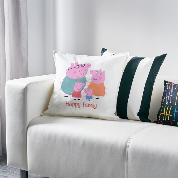 Peppa Pig Pillowcase Nursery Decor Peppa Pig Pillow Cover Etsy