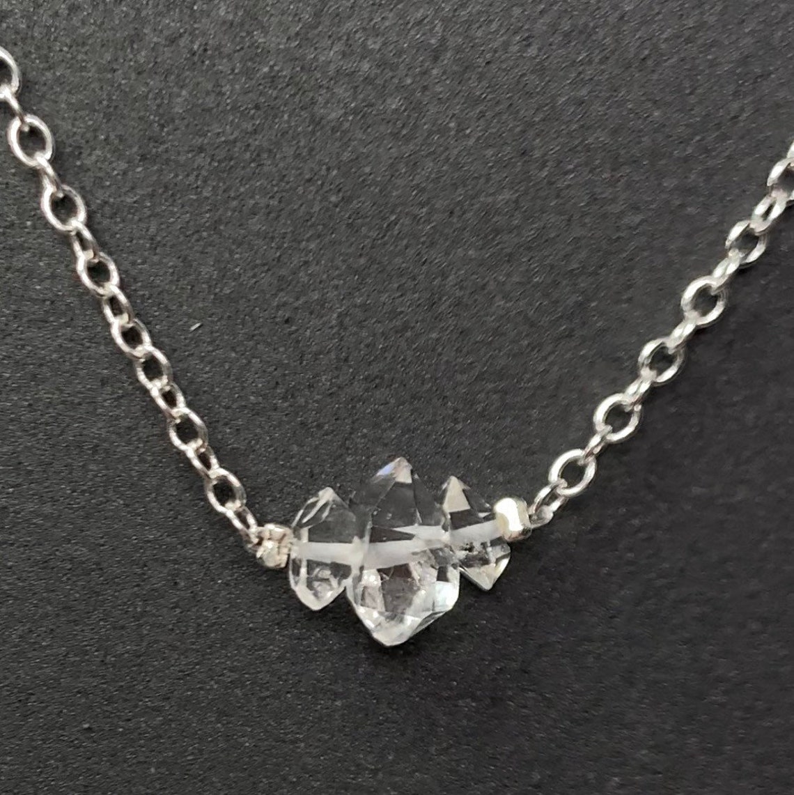 Herkimer Diamond Necklace | Etsy