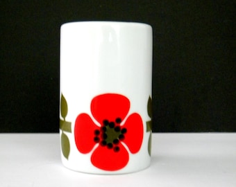 Vintage Ceramic Holt Howard Red Poppy Salt Shaker Large Made in Japan New Old Stock