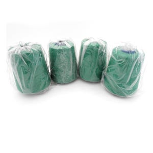 4 New Old Stock Green FILCO Polyester Cotton 2 Cord Thread by American Thread