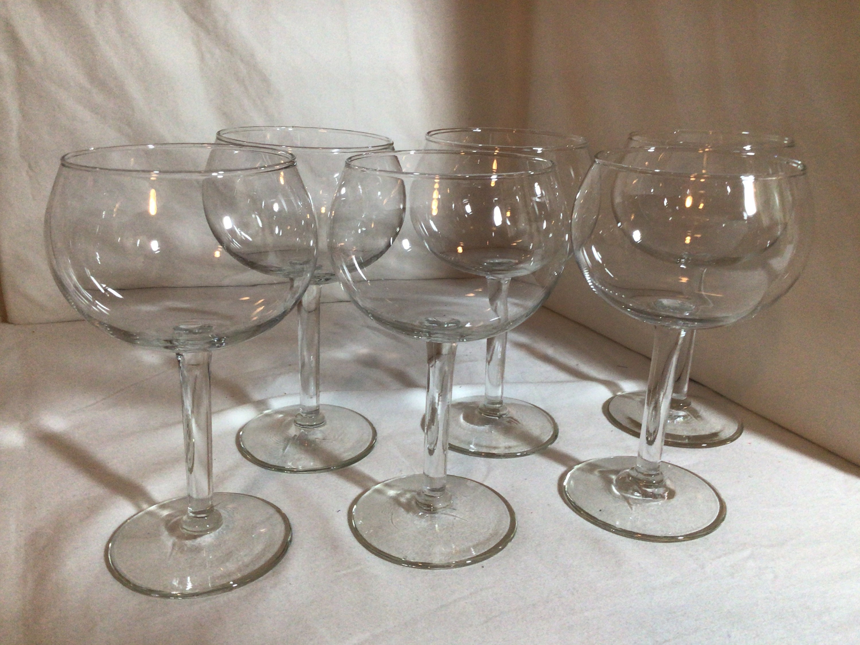 Vintage crystal wine glasses Etsy