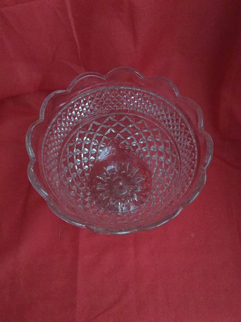 Indiana Glass Compote Bowl Etsy