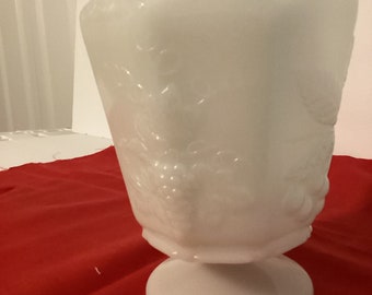 Napco milk glass vase