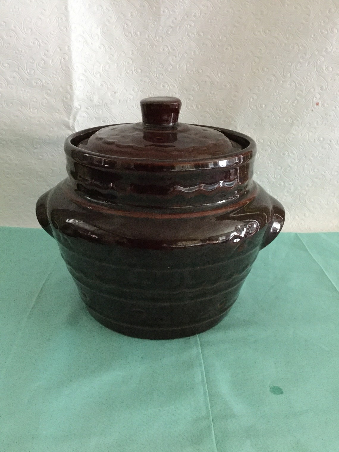 Vintage Oven Proof Bean Pot. Etsy