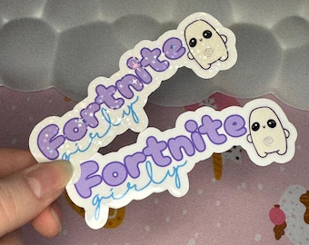 Battle Royale Girly Sticker - Purple Gamer Girly Sticker, Air Sprite Sticker, Gamer Girly Sticker, Battle Royal Air Sprite Sticker