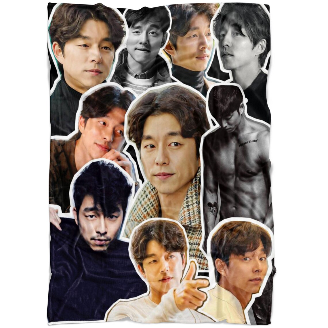 Gong Yoo Fleece Blanket Medium & Large Kdrama Watching Etsy